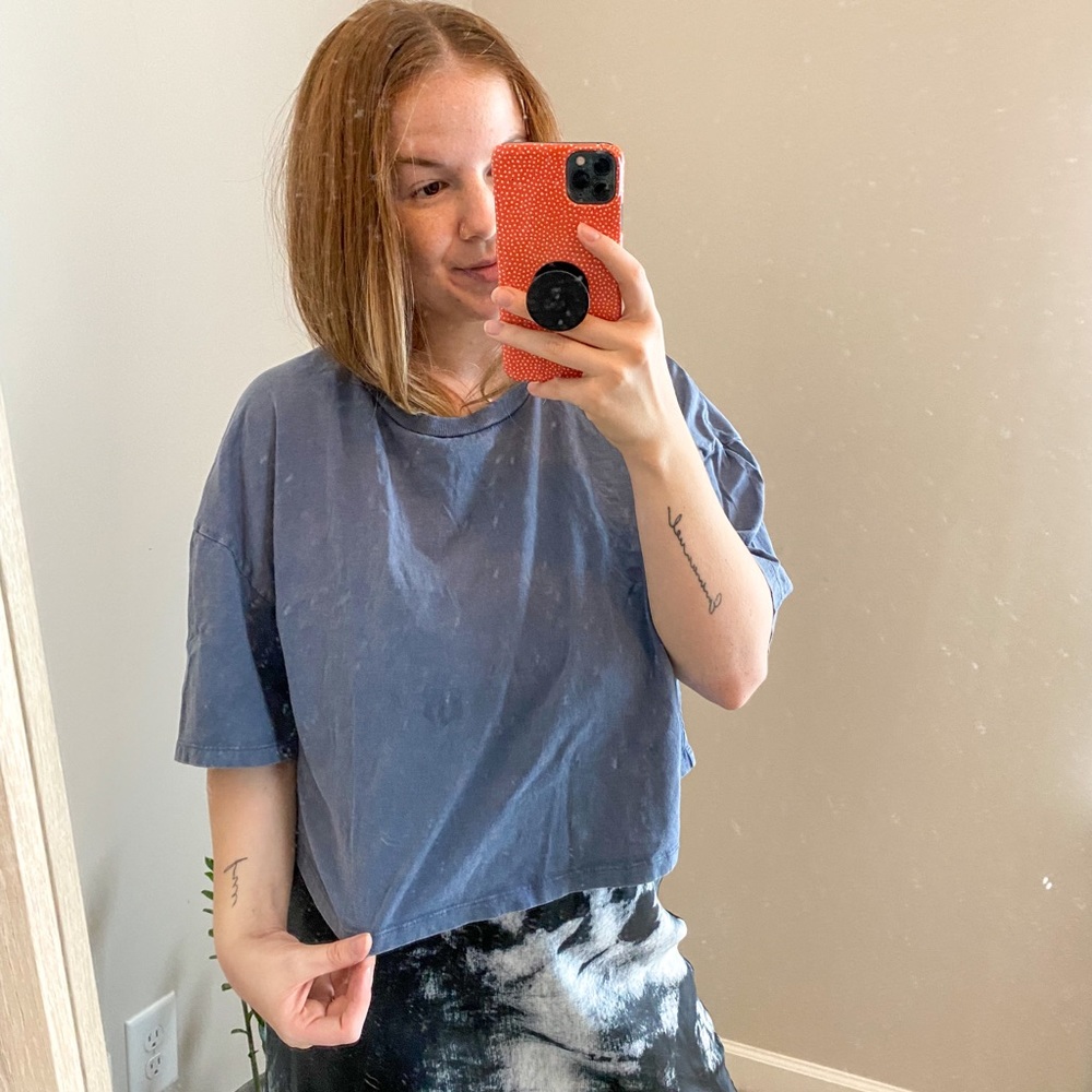 Blue t